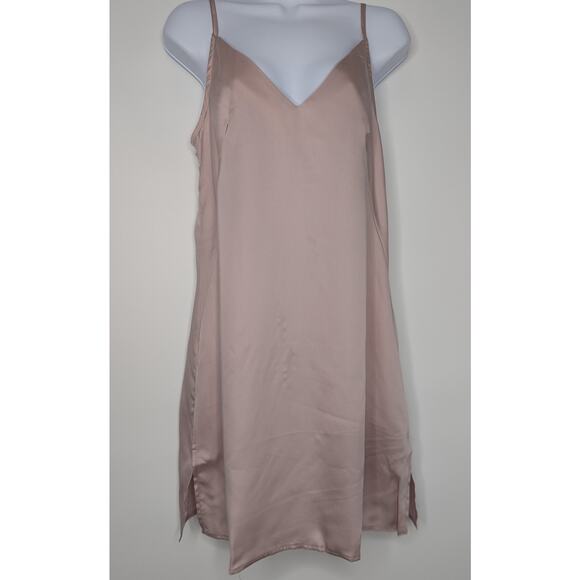 Ettitude Sateen Slip Dress Nightgown Loungewear - Picture 1 of 9